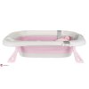 Malatec 16096 Skládací vana s teploměrem a růžovým polštářem