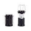 Verk 15545 Kempingová LED lampa skládací černá