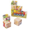 Klocki drewniane edukacyjne ukladanka Pojazdy 9el 95902(2)