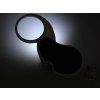 eng pl Folding magnifying glass pocket magnifying glass led 407 2