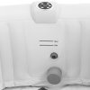 Nafukovací zahradní jacuzzi, 110 masážních trysek, 4 osoby, 600 l, šedá a bílá