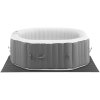 Nafukovací zahradní jacuzzi, 130 masážních trysek, 6 osob, 910 l, šedá a bílá