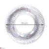 ISO 10261 Kruh na plavání 80 cm s třpytkami