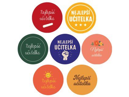 Placka „Nejlepší učitelka“