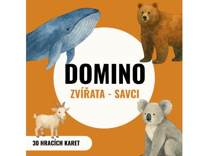 Domino -  ZVÍŘATA-SAVCI