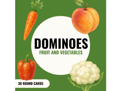 Dominoes - FRUIT AND VEGETABLES