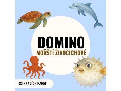 Domino - MOŘŠTÍ ŽIVOČICHOVÉ