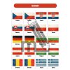 High five - FLAGS OF EUROPEAN COUNTRIES