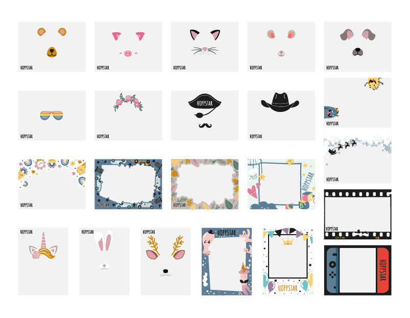 Filtre na stiahnutie ku foťáčikom Hoppstar