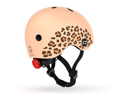 scoot ride detska prilba xxs s leopard 96561