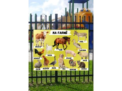 Edukační tabule -   Na farmě