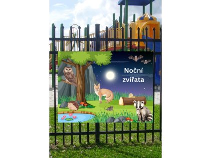 Edukační tabule -   Noční zvířata