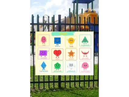 Edukační tabule -  Tvary