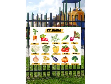 Edukační tabule -   Zelenina