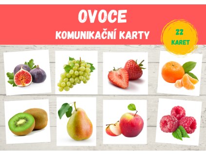 Komunikační karty - Ovoce