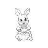 Velké velikonoční omalovánky (10ks - formát A3)