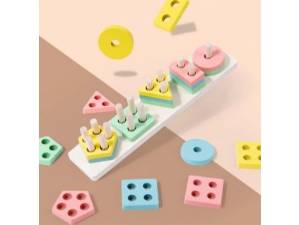 Drevená vkladačka - Tvary