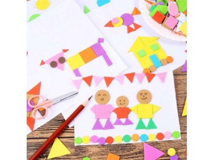 Lepicí barevné tvary