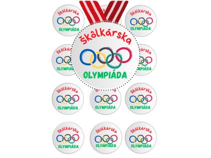 Medaile na vystrihnutie