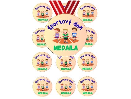 Medaile na vystrihnutie (4)