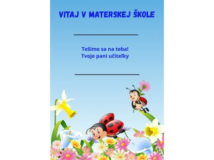 Pamätný list + uvítací list MŠ (2)