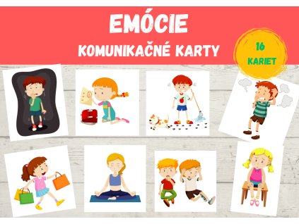 Komunikační karty - Emoce