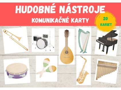 Komunikačné karty - Hudobné nástroje