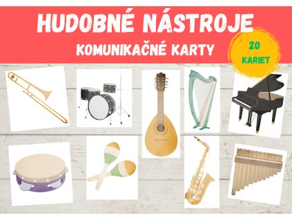 Komunikační karty - Hudební nástroje