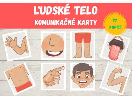 Komunikačné karty - Ľudské telo