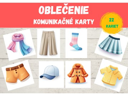 Komunikační karty - Oblečení