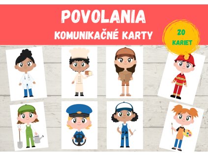 Komunikační karty - Povolání
