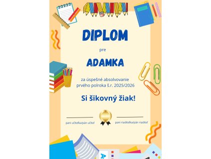 Orange Minimalist School Page Border (2)