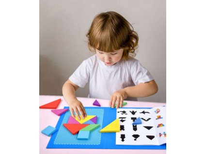 Tangram s magnetickou podložkou