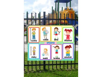 Edukačná tabuľa - Opozitá (dostupné aj v českom jazyku)