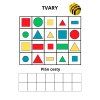Sada plánov na programovanie Bee Bot - Tvary