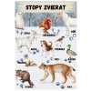 Přiřazovačka - Stopy zvířat + dva plakáty