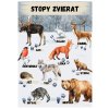 Přiřazovačka - Stopy zvířat + dva plakáty