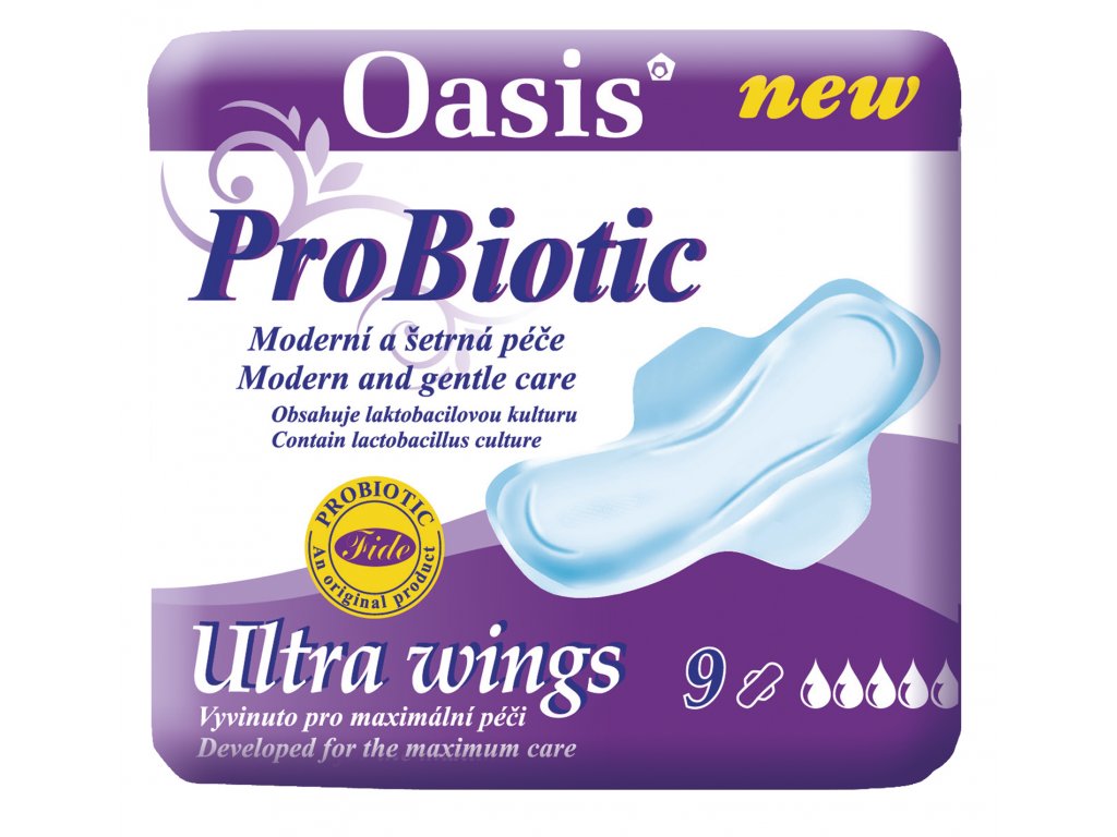 Oasis Dámské vložky ProBiotic Ultra 9 ks