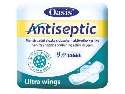 Oasis Dámské vložky Antiseptic Ultra 9 ks