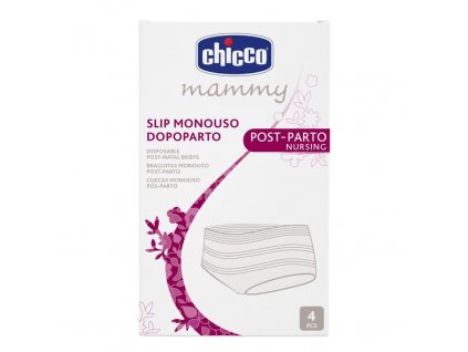 CHICCO Kalhotky po porodu jednorázové elastické 4 ks