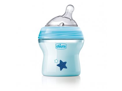 CHICCO Láhev kojenecká Natural Feeling 150 ml 0m+, chlapec