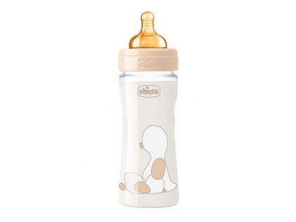 CHICCO Láhev kojenecká Original Touch latex, 250 ml neutral