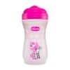 CHICCO Hrneček Shiny termo floureskujíci s tvrdým pítkem 266 ml, růžový 14m+