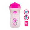 CHICCO Hrneček Shiny termo floureskujíci s tvrdým pítkem 266 ml, růžový 14m+