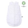MOTHERHOOD Vak na spaní mušelínový BIO Grey and Black Dots 6-18m 0,5 tog