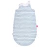 MOTHERHOOD Vak na spaní mušelínový 2v1 Zip a Round Blue Classics 3-18m 0,5 tog