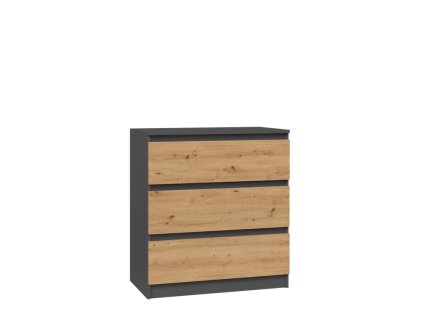 103323 komoda malwa m3 antracit dub artisan