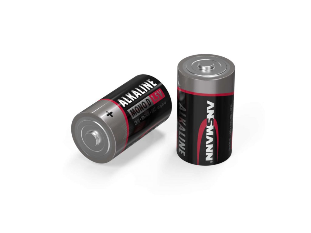 1,5V-MONO/ALKA/2 Alkaline Batterie Mono D LR20 2er Blister - MüKRA  electronic Vertriebs GmbH
