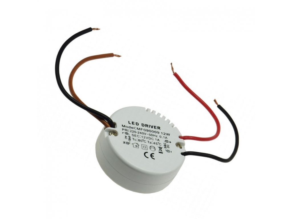 LED Trafo / Driver 12V, 0,5-12W zur Stromversorgung von LED-Leuchten