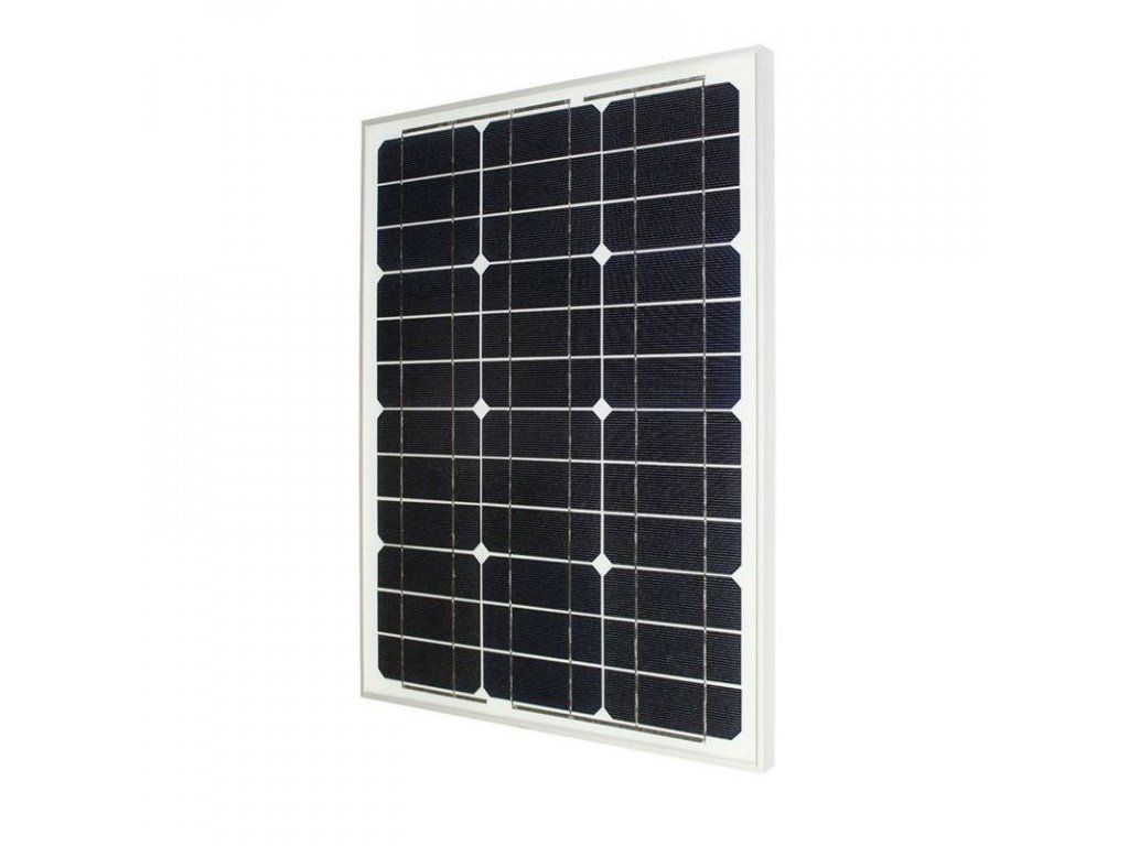 Solarpanel50W-mono Monokristallin 12V 50W MC4 - MüKRA electronic